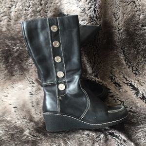 Girls Black Boots